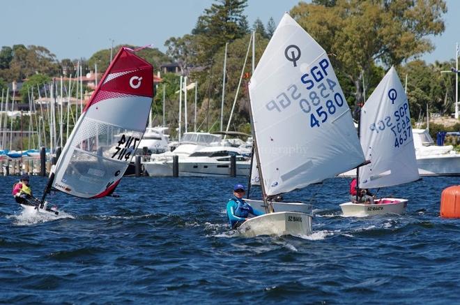 Optimist and Open BIC classes – International Classes Regatta ©  Rick Steuart / Perth Sailing Photography http://perthsailingphotography.weebly.com/